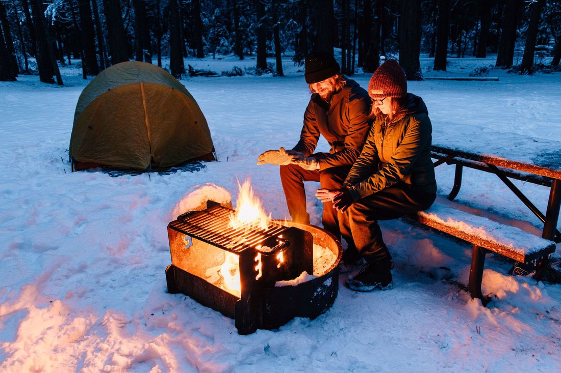 Winter camping